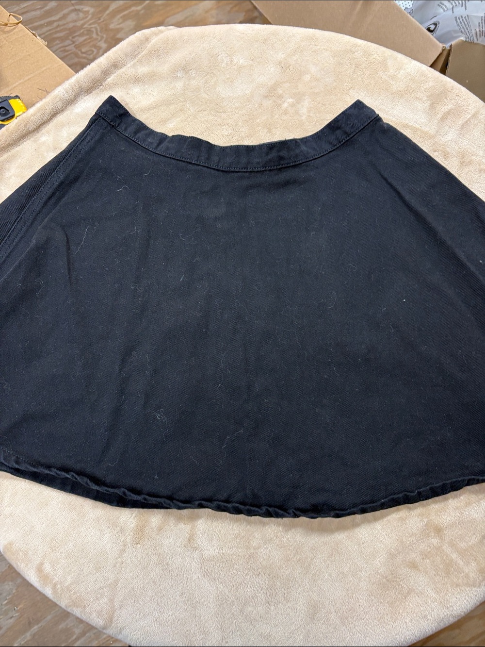American Apparel Black Circle Skirt